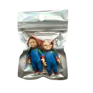 Chucky horror earrings